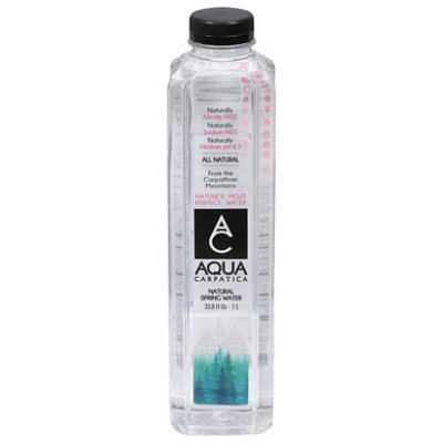 Aqua Carpatica Natural Spring Water - 33.8 Fl. Oz. - Image 3