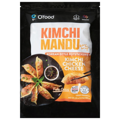 O'Food Kimchi Chicken Cheese Dumplings - 24 Oz - Image 1