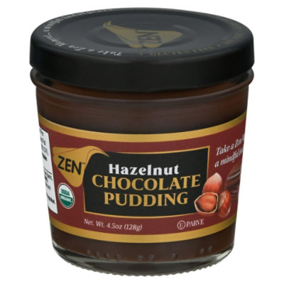 Zen Organic Hazelnut Chocolate Pudding - 4.5 Oz