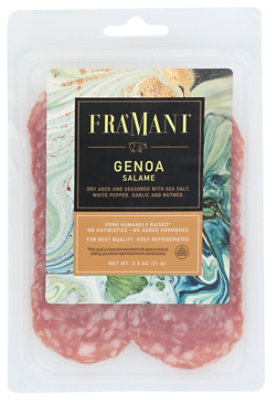 Fra Mani Genoa Sliced Salame - 2.5 OZ - Image 1