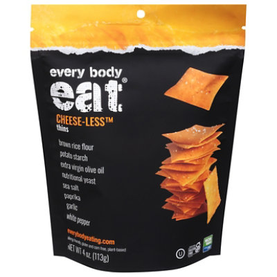 Every Body Eat Cheese Less Sodium Thins Snack - 4 Oz - Image 3