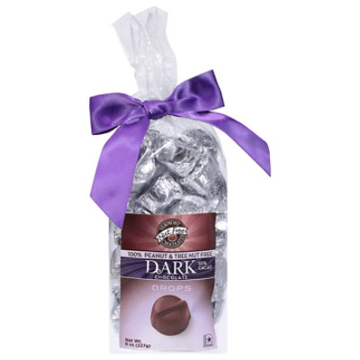 Vermont Nut Free Foil Wrap Dark Chocolate Drops - 8 Oz - Image 3