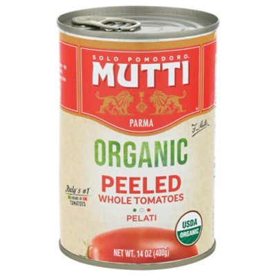 Mutti Tomatoes Whole Peeled Org - 14 OZ - Image 1