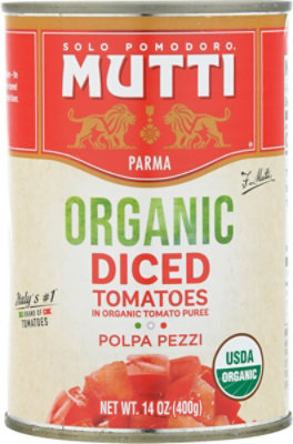 Mutti Tomatoes Diced Org - 14 OZ - Image 2