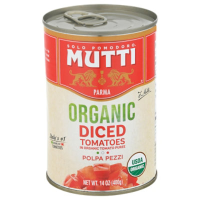 Mutti Tomatoes Diced Org - 14 OZ - Image 1
