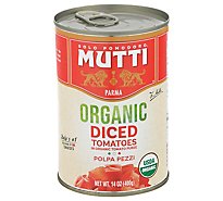 Mutti Tomatoes Diced Org - 14 OZ