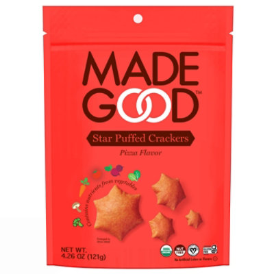 Made Good Star Organic Puffed Crackers Pizza - 4.26 Oz - Image 1
