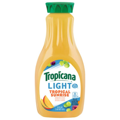 【ぴっぴ】トロピカーナ Tropicana Tropical Sunrise Light Drink Bottle - 52 Fl. Oz. - vons