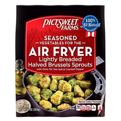 Pictsweet Farms Lightly Breaded Halved Brussels Sprouts Seasoned Vegetable For Air Fryer - 13 Oz - Image 2