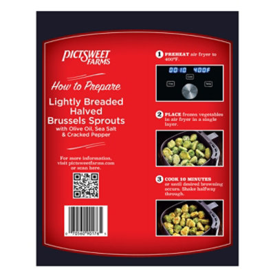 Pictsweet Farms Lightly Breaded Halved Brussels Sprouts Seasoned Vegetable For Air Fryer - 13 Oz - Image 5