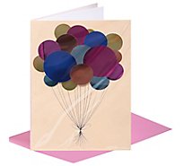 Papyrus Sequin Balloons Birthday Card - Each