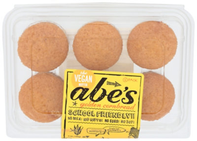 Abe's Vegan Corn Mini Muffin 6 Count - 5 Oz - Image 1