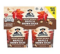 Quaker Maple Brown Sugar Instant Oatmeal - 6.7 OZ
