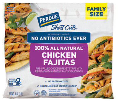 PERDUE SHORT CUTS No Antibiotics Ever Grilled Fajita Style Chicken Breasts Bag - 16 Oz - Image 2