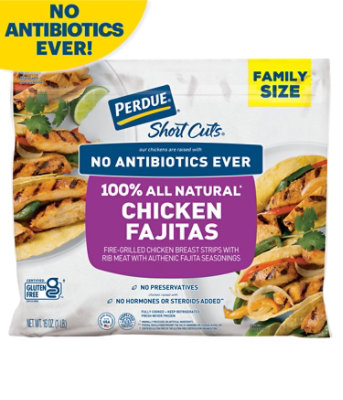 PERDUE SHORT CUTS No Antibiotics Ever Grilled Fajita Style Chicken Breasts Bag - 16 Oz - Image 1