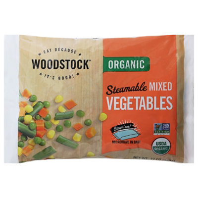 Woodstock Organic Steamable Mixed Vegetables - 12 Oz - Image 1