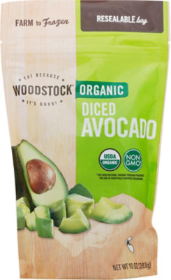 Woodstock Organic Diced Frozen Avocado - 10 Oz - Image 2
