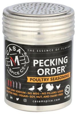 Casa M Spice Pecking Order Poultry Seasoning Shaker - 4.5 oz