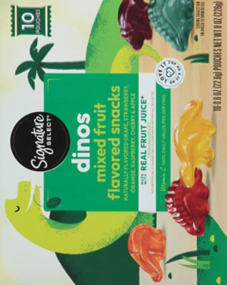 Signature SELECT Dino Mixed Fruit Snacks - 10-0.8 Oz - Image 6