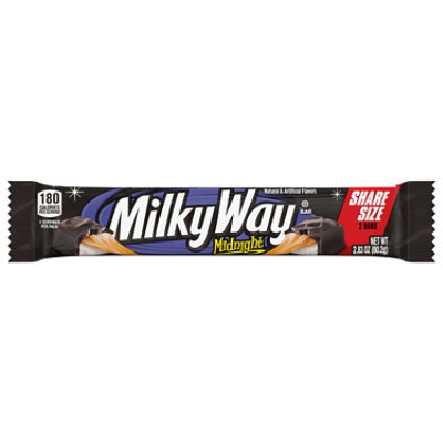 Milky Way Midnight Dark Chocolate Cnady Bar Share Size - 2.83 Oz - Image 2