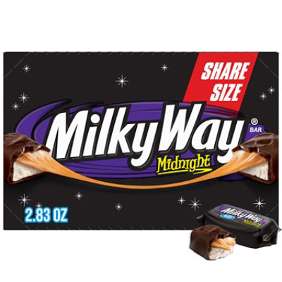 Milky Way Midnight Dark Chocolate Cnady Bar Share Size - 2.83 Oz - Image 1