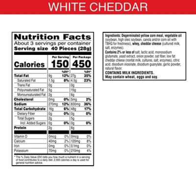 Cheez-It Puffd Cheesy Baked Snacks White Cheddar Puffed Snack Crackers - 3 Oz - Image 5