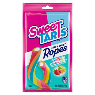 Sweetarts Ropes Twisted Rainbow Punch Candy - 5 Oz
