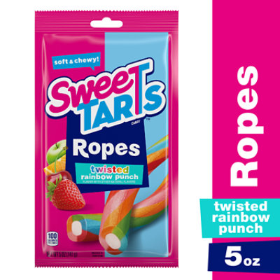 Sweetarts Ropes Twisted Rainbow Punch Candy - 5 Oz - Image 1