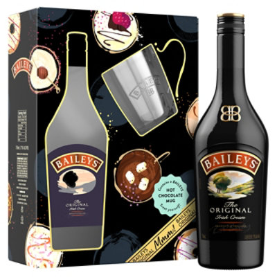 Baileys Original Irish Cream Liqueur Bottle With A Branded Glass Mug - 750 Ml - Image 1