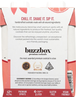 Buzzbox Classic Greyhound - 4-200 ML - Albertsons
