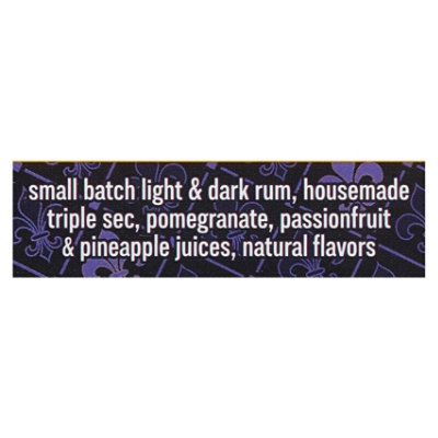 Buzzbox Premium Cocktails Mardis Gras Hurricane - 4-200 ML - Image 4