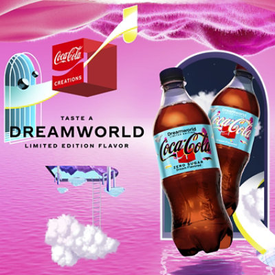 Coca-cola Zero Sugar Dreamworld Bottle - 20 FZ - Image 2