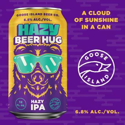 Goose Island Hazy Beer Hug In Can - 19.2 Fl. Oz. - Image 2