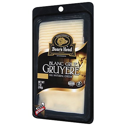 Boar's Head Blanc Grue Gruyere Presliced Cheese - 7 Oz - Image 2