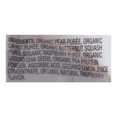 O Organics Baby Food Pears Carrots Butternut Squash Raspberries Chia Pouch - 4 OZ - Image 4