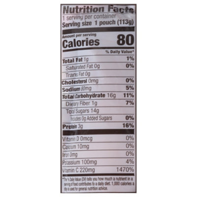 O Organics Baby Food Pear Peach Pumpkin Apple Cinnamon Pouch - 4 OZ - Image 3