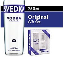 Svedka With 2 Glasses Package - 750 Ml