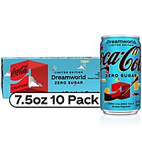 Coca Cola Zero Sugar Dreamworld Fridge Pack Cans - 10 - 7.5 Fl. Oz. - Image 2