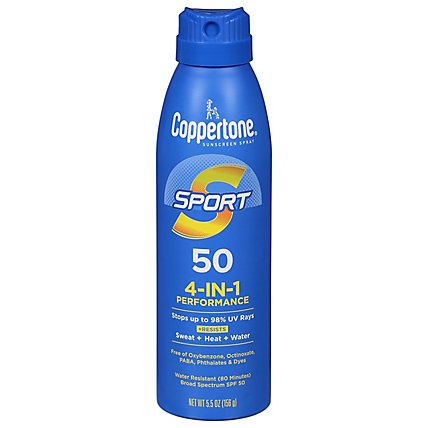 Coppertone Sport Spray SPF 50 - 5.5 Oz