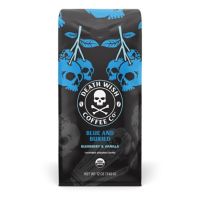 Death Wish Coffee Blue and Buried Ground Coffee - 12 Oz - Image 2