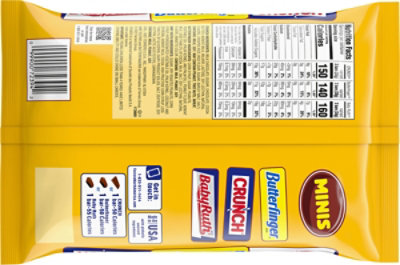 Butterfinger, CRUNCH and Baby Ruth Minis Halloween Candy Bars Bulk - Image 6