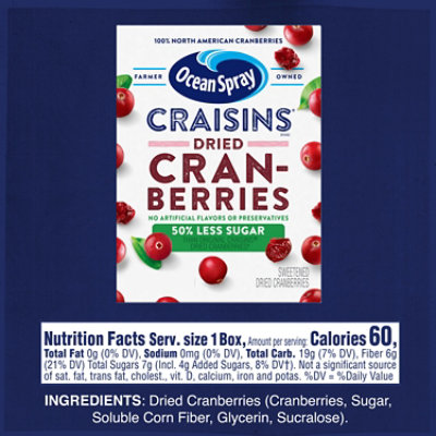 Ocean Spray Craisins Dried Cranberries - 4.8 Oz - Image 4