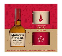 Maker's Mark Bourbon With Mug Package Holiday Wine - 750 Ml