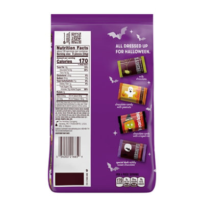 HERSHEY'S Miniatures Assorted Chocolate Halloween Candy Bulk Bag - 30.9 Oz - Image 2