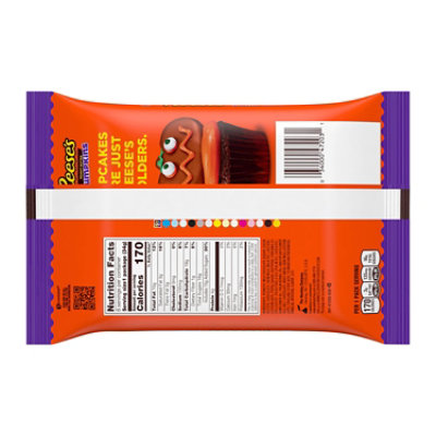 Reeses Milk Chocolate Peanut Butter Pumpkins Halloween Candy Packs - 6 - 1.2 Oz. - Image 2