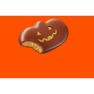 Reeses Milk Chocolate Snack Size Peanut Butter Pumpkins Halloween Candy Jumbo Bag - 16.2 Oz - Image 3