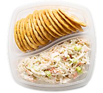 Ready Meals Duo Seafood Salad W/crackers - EA