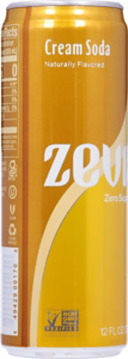 Zevia Zero Sugar Cream Soda - 12 Fl. Oz. - Image 5