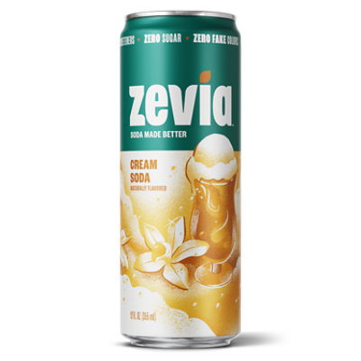 Zevia Zero Sugar Cream Soda - 12 Fl. Oz. - Image 1