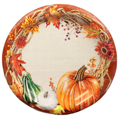 Signature SELECT Creative Converting Autumn Feeling Dinner Plates - 8 Count - Image 3